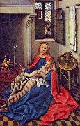Robert Campin Maria mit dem Jesuskind am Kamin
